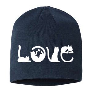 Cats Love Logo Sustainable Beanie