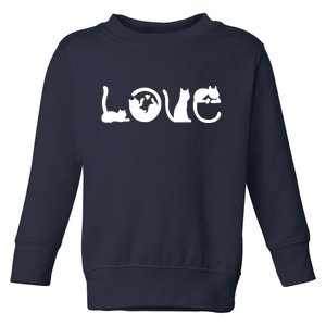 Cats Love Logo Toddler Sweatshirt