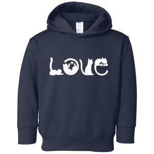 Cats Love Logo Toddler Hoodie