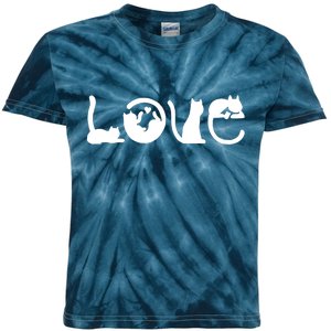 Cats Love Logo Kids Tie-Dye T-Shirt