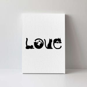 Cats Love Logo Canvas