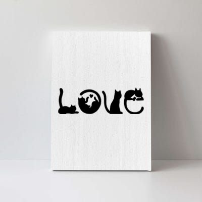 Cats Love Logo Canvas