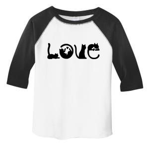 Cats Love Logo Toddler Fine Jersey T-Shirt