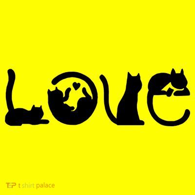 Cats Love Logo T-Shirt