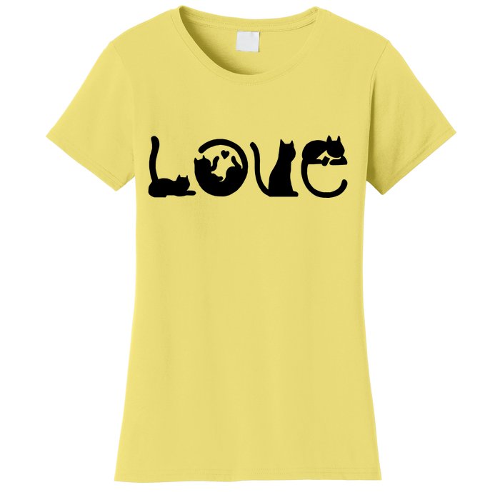 Cats Love Logo Women's T-Shirt