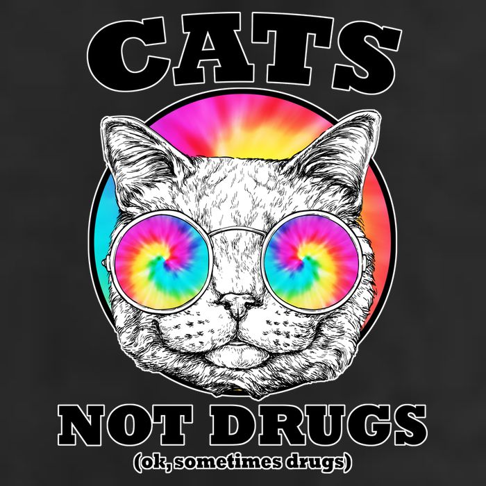 Cats Not Drugs Ok Sometimes Drugs 11oz C Handle Ceramic Mug