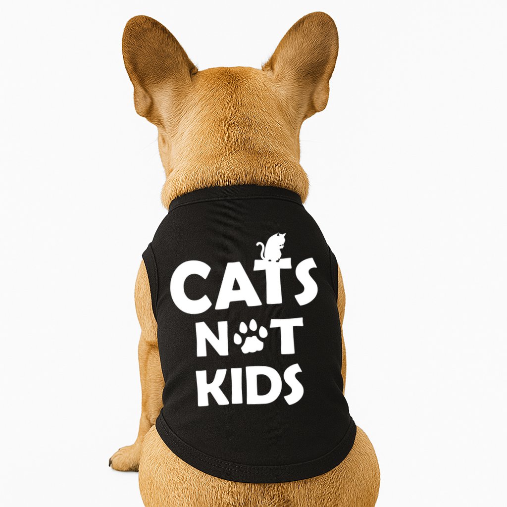 Cats Not Kids Doggie Tank