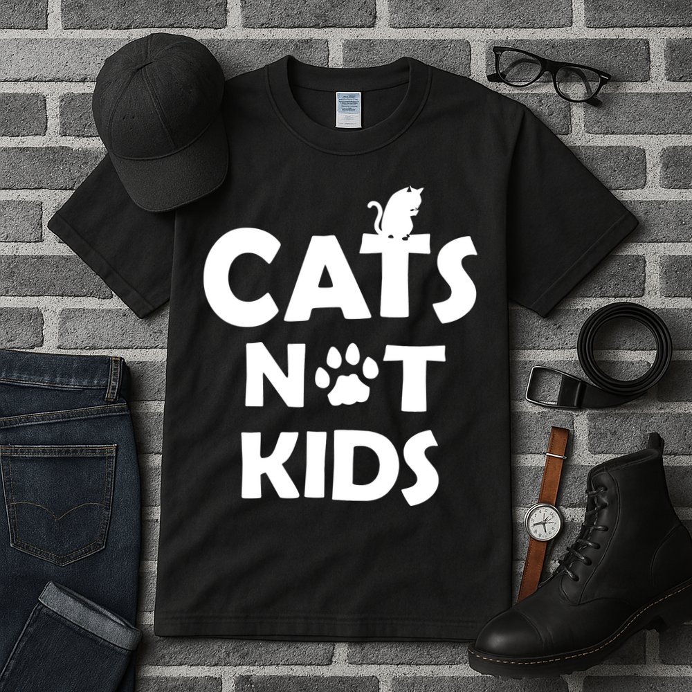 Cats Not Kids Tall T-Shirt