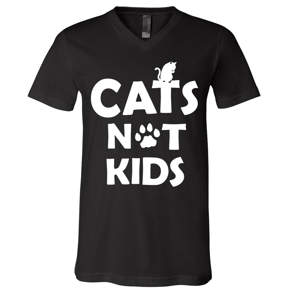 Cats Not Kids V-Neck T-Shirt