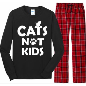 Cats Not Kids Long Sleeve Pajama Set