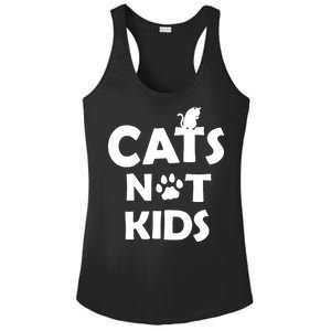 Cats Not Kids Ladies PosiCharge Competitor Racerback Tank