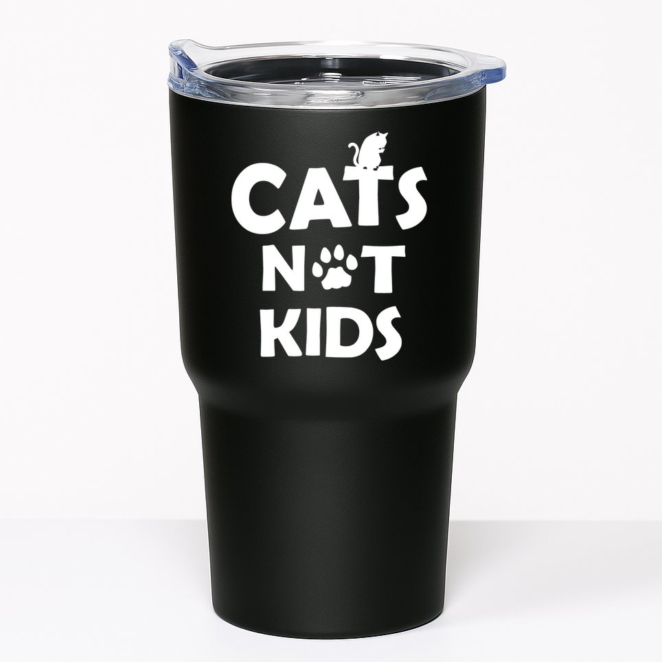 Cats Not Kids Tumbler