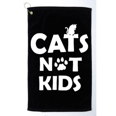 Cats Not Kids Golf Towel