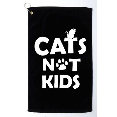 Cats Not Kids Platinum Collection Golf Towel