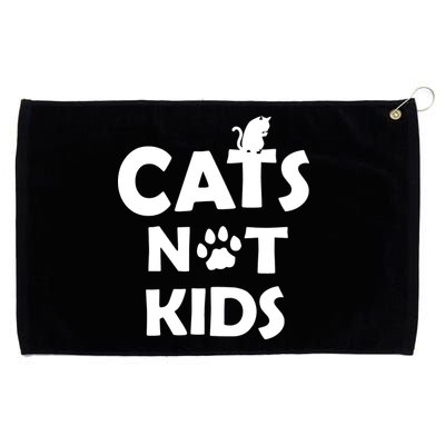 Cats Not Kids Grommeted Golf Towel