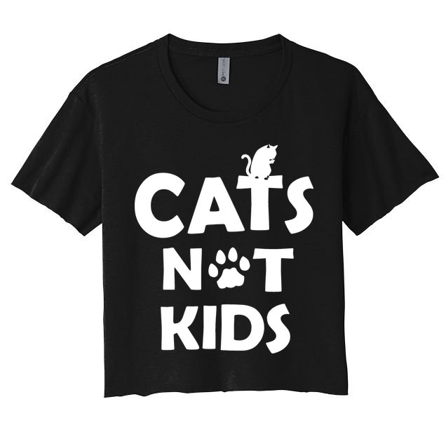 Cats Not Kids Crop Top