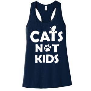 Cats Not Kids Women's Racerback Tank