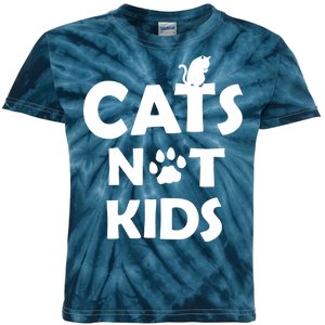 Cats Not Kids Kids Tie-Dye T-Shirt