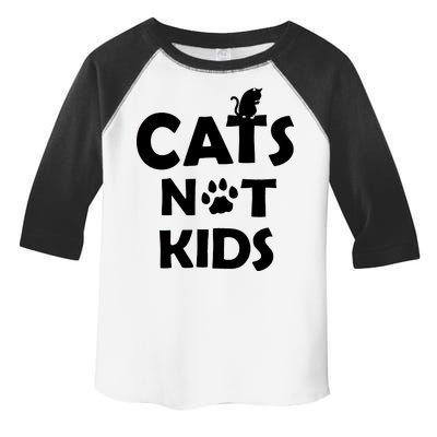 Cats Not Kids Toddler Fine Jersey T-Shirt