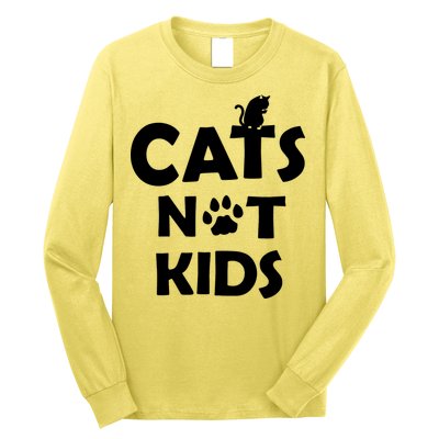 Cats Not Kids Long Sleeve Shirt