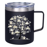 Cats On Trees 12oz Stainless Steel Coffee Mug