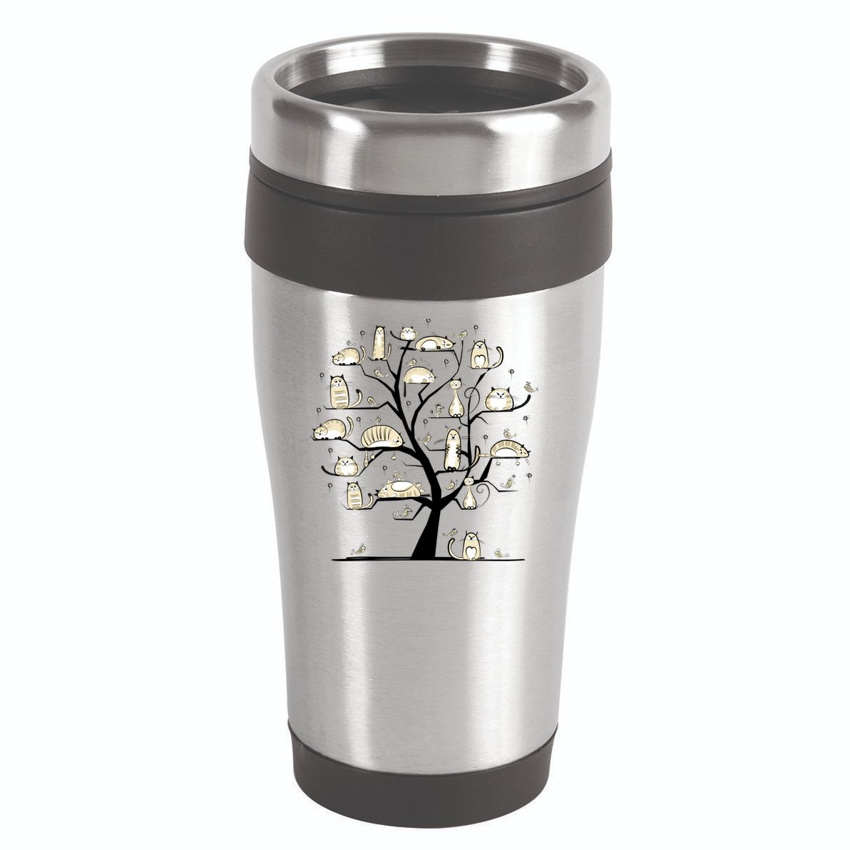 Cats On Trees 16oz Travel Tumbler