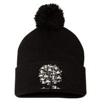 Cats On Trees Pom Pom 12in Knit Beanie