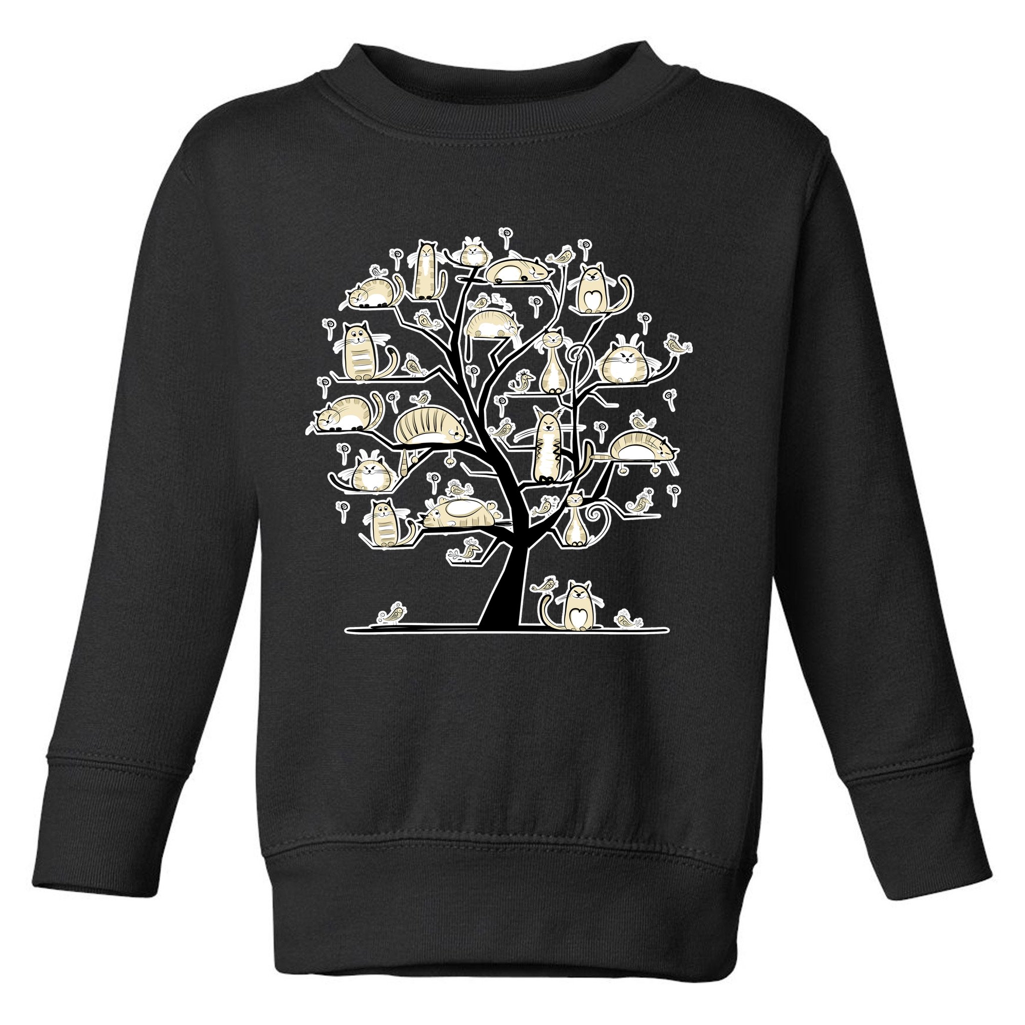 Cats On Trees Toddler Sweatshirt