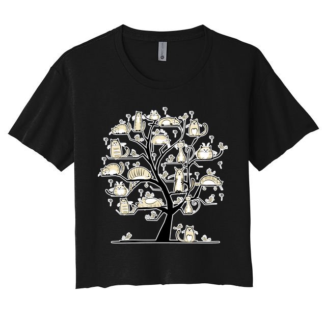 Cats On Trees Crop Top