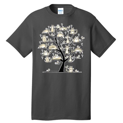 Cats On Trees Tall T-Shirt