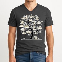 Cats On Trees V-Neck T-Shirt