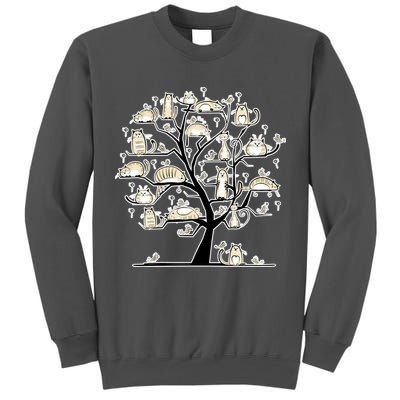 Cats On Trees Tall Sweatshirt