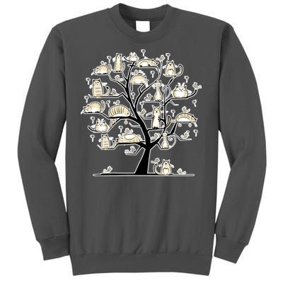 Cats On Trees Tall Sweatshirt