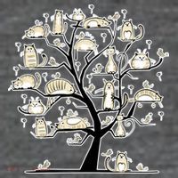 Cats On Trees Tank Top