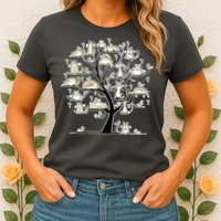 Cats On Trees Womens T-Shirt