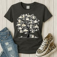Cats On Trees Womens T-Shirt