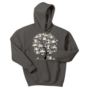 Cats On Trees Kids Hoodie