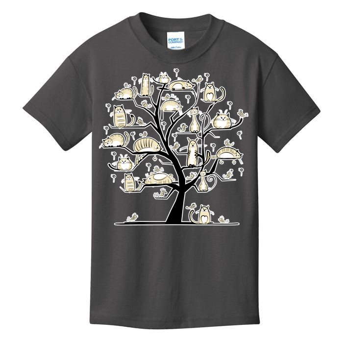 Cats On Trees Kids T-Shirt