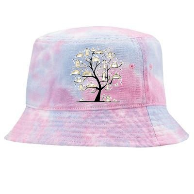 Cats On Trees Tie-Dyed Bucket Hat