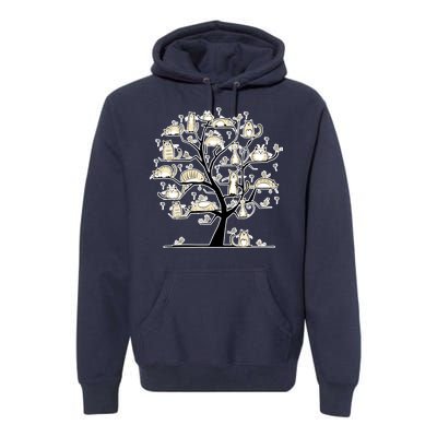 Cats On Trees Premium Hoodie