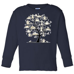 Cats On Trees Toddler Long Sleeve Shirt