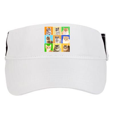 Cats Photo Portraits Collage Adult Drive Performance Visor