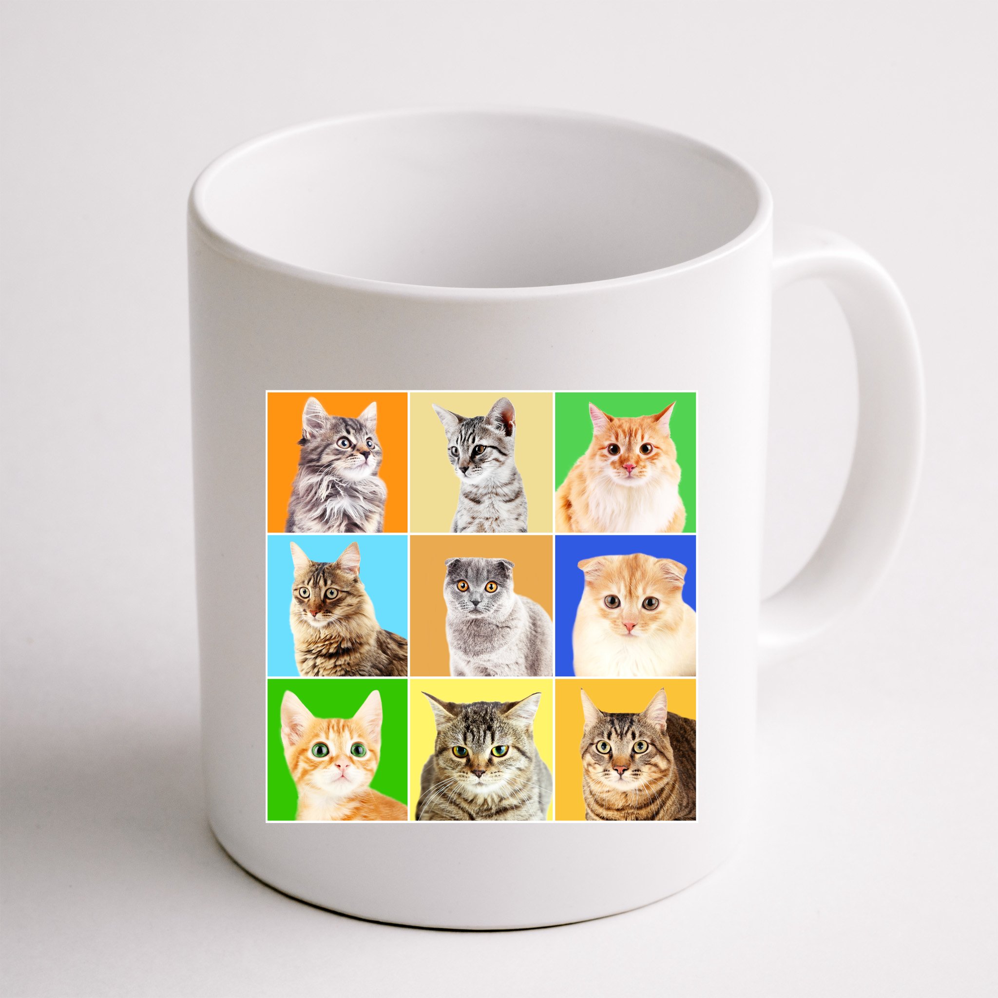 Cats Photo Portraits Collage Mug