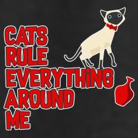 Cats Rule Everything Around Me  Cool Comfort Performance Bucket Hat