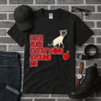 Cats Rule Everything Around Me  Tall T-Shirt