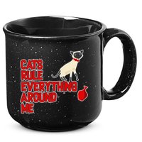 Cats Rule Everything Around Me  15oz Campfire Ceramic Mug