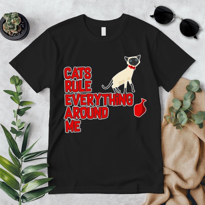 Cats Rule Everything Around Me  Premium T-Shirt