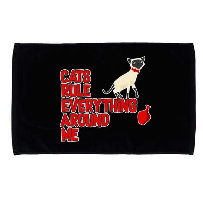 Cats Rule Everything Around Me  Microfiber Hand Towel