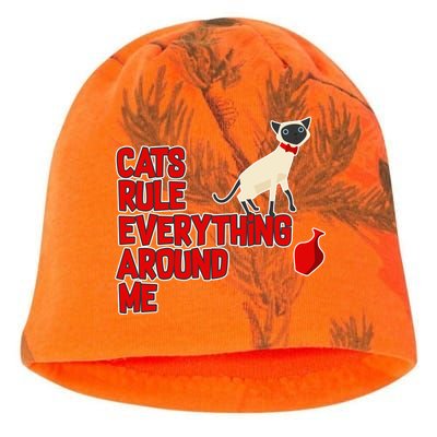 Cats Rule Everything Around Me  Kati - Camo Knit Beanie