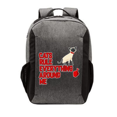 Cats Rule Everything Around Me  Vector Backpack